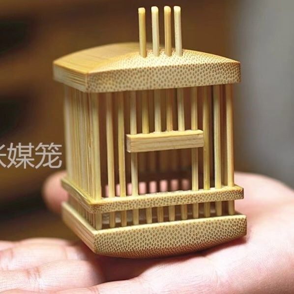 正方形鸣虫蝈蝈笼鸣虫用笼具蛐蛐铃虫笼子盘玩苗木固定器