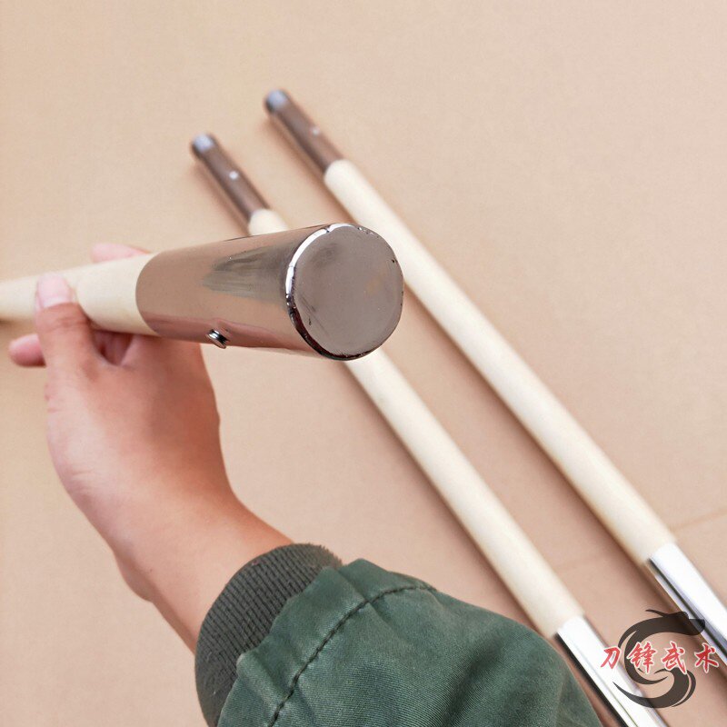 高档武术木棍三节节棍长棍白蜡折叠防身齐眉更多武术装备