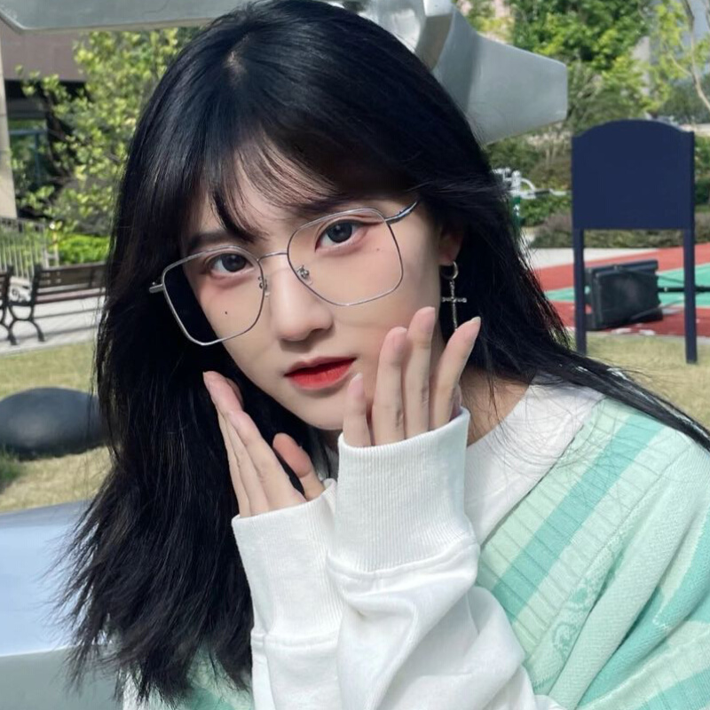 假发甜美空气刘海圆脸百搭齐肩可爱减龄修脸日常整顶假发