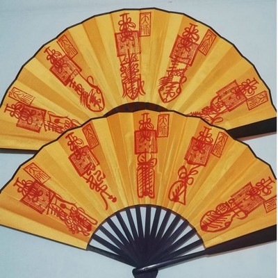 道教用品法扇扇子折扇道家法器手绘符箓扇特色木雕