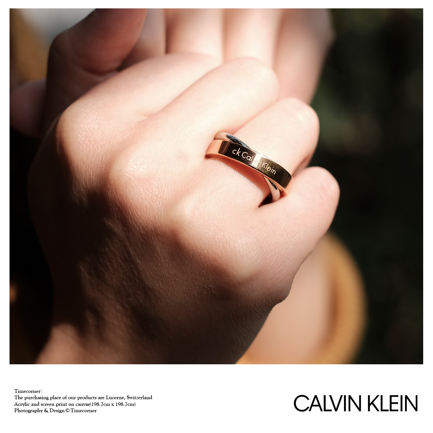 ring2012calvinkleincoilkj63br0101ck对戒偏大1号戒指