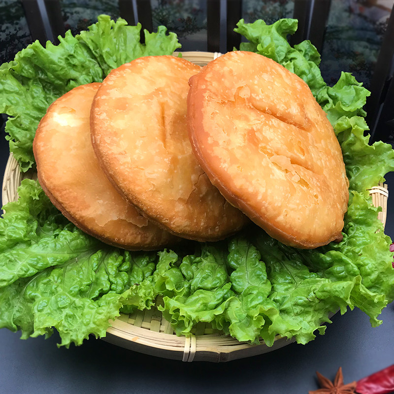 甘肃特产馍馍传统手工油饼油香好吃美食糕点传统糕点