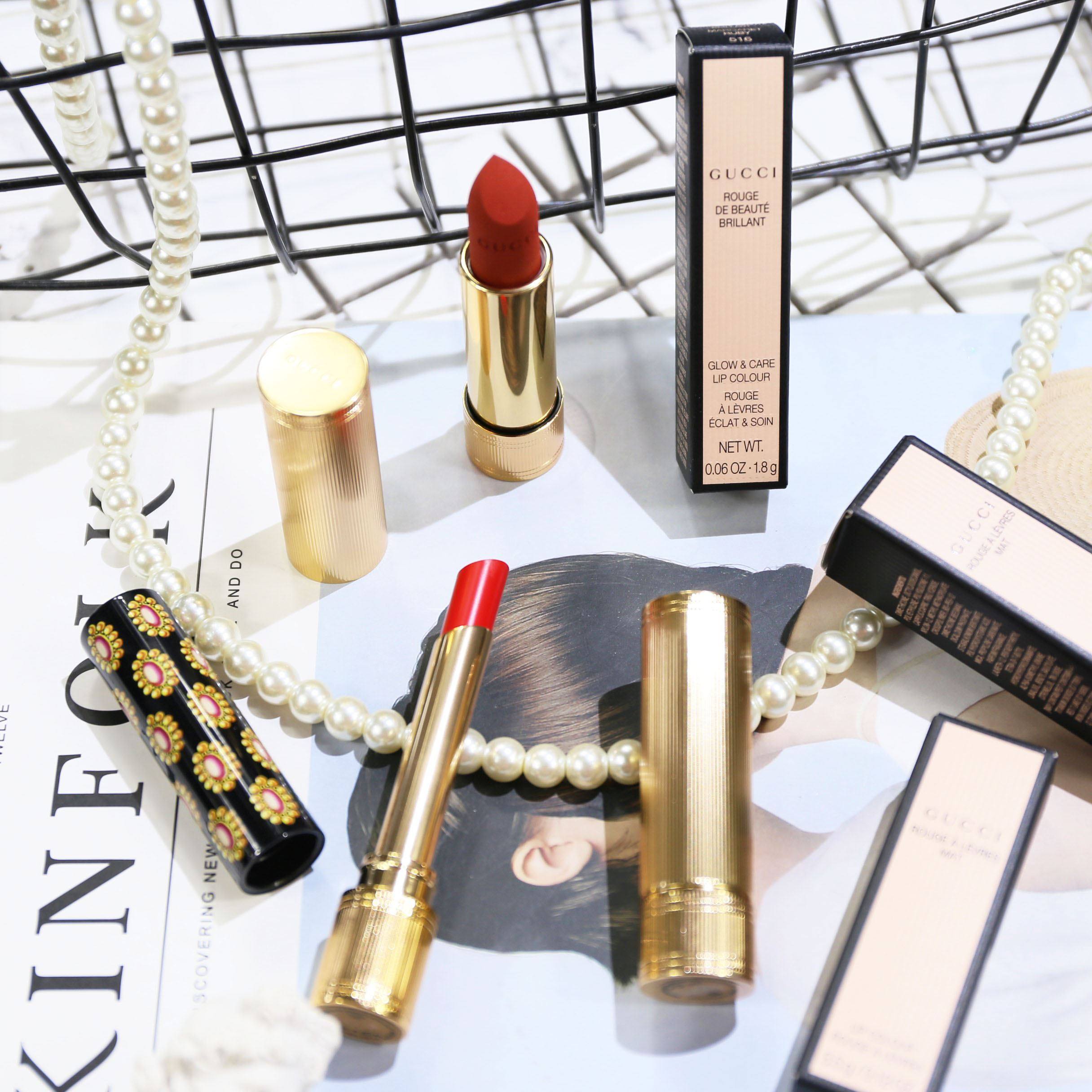 古驰gucci金管小碎花管奢华正品唇膏25/515/00/505/ 口红礼物