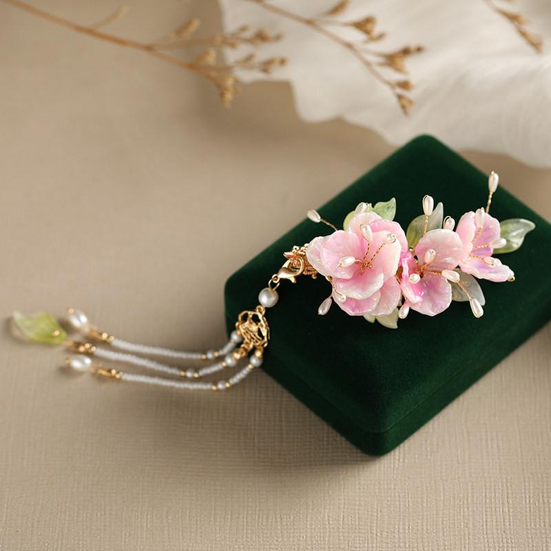 古风发饰月落杜鹃套装发夹边夹夏季盘发旗袍发饰