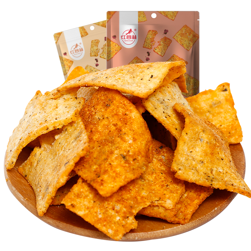 西安锅巴零食大袋花椒玉米辣子手工陕西特产膨化食品