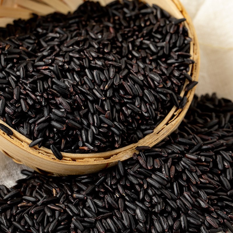 人民食品长粒黑米东北五常香米米饭大袋真空手机保护套