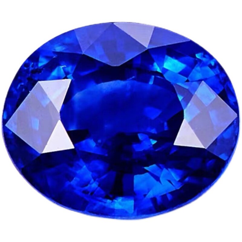 天然无烧皇家蓝矢车菊蓝宝石斯里兰卡裸石彩宝戒指项链慕心蓉珠宝