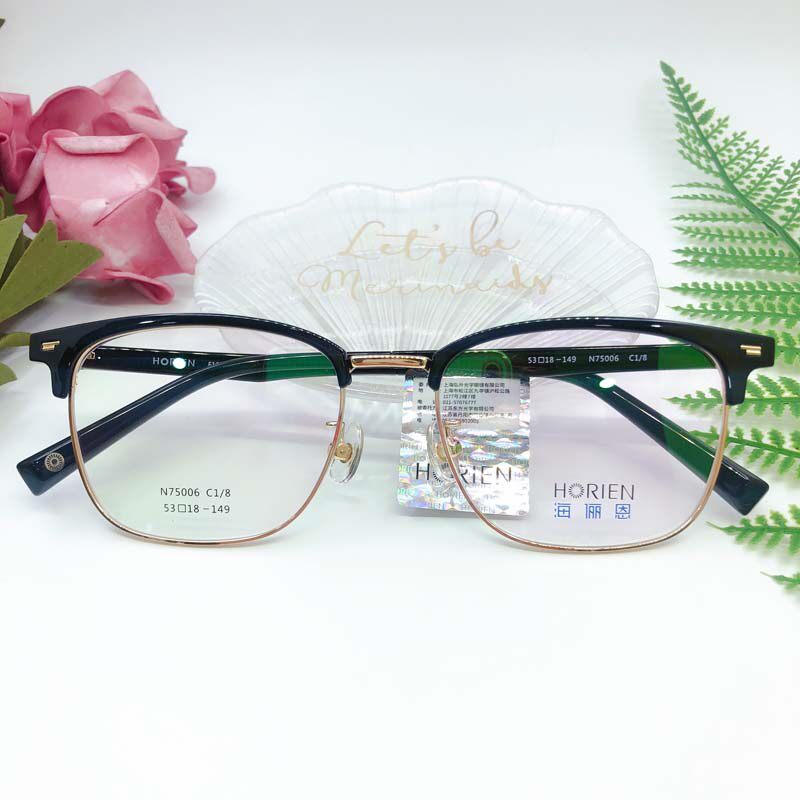 海俪恩75006眼镜75008休闲半框全框75007镜框圆脸眉毛眼镜架
