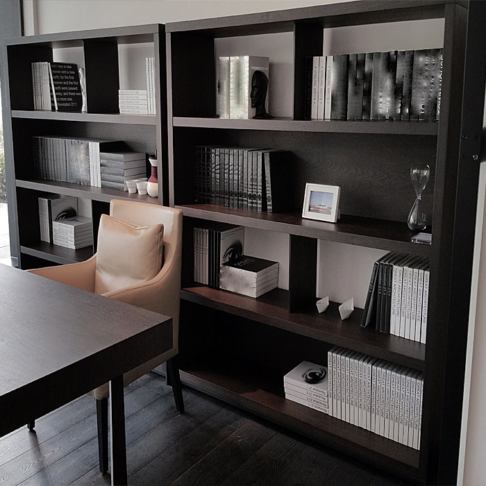 实木多层层板北欧现代简约书柜书架客厅书房落地组合书柜