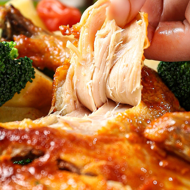 昊瑞童子加热西装扒鸡蜜汁子鸡烧鸡熟手烤鸡鸡熟食