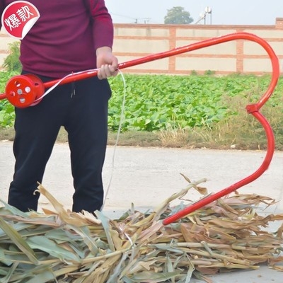 全自动杆玉米代神器器2小型绑捆扎秸杆.家用农用捆工收紧绳玉米