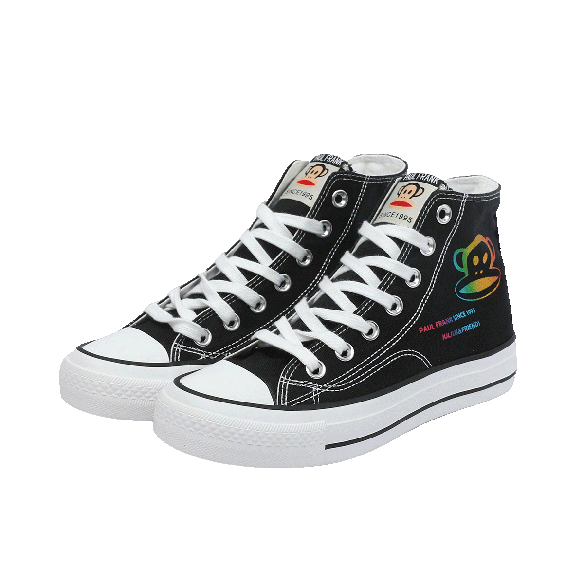 大嘴猴女鞋2022年春季新品纯色高帮帆布鞋帆布鞋