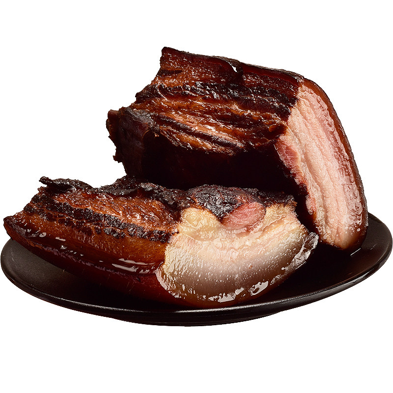 腊肉烟熏五花500g农家自制咸肉后腿川味熏肉腌肉