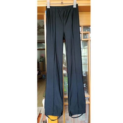 大口舞蹈裤踩脚氨纶高弹直筒裤休闲裤运动训练晨练宽松健美操下装