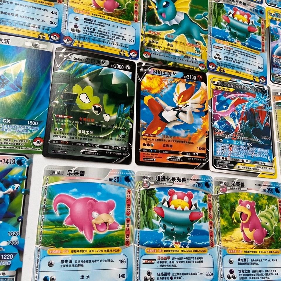 卡片口袋精灵神奇宝贝宠物小精灵宝可梦卡牌日月英文版一整盒动漫挂件