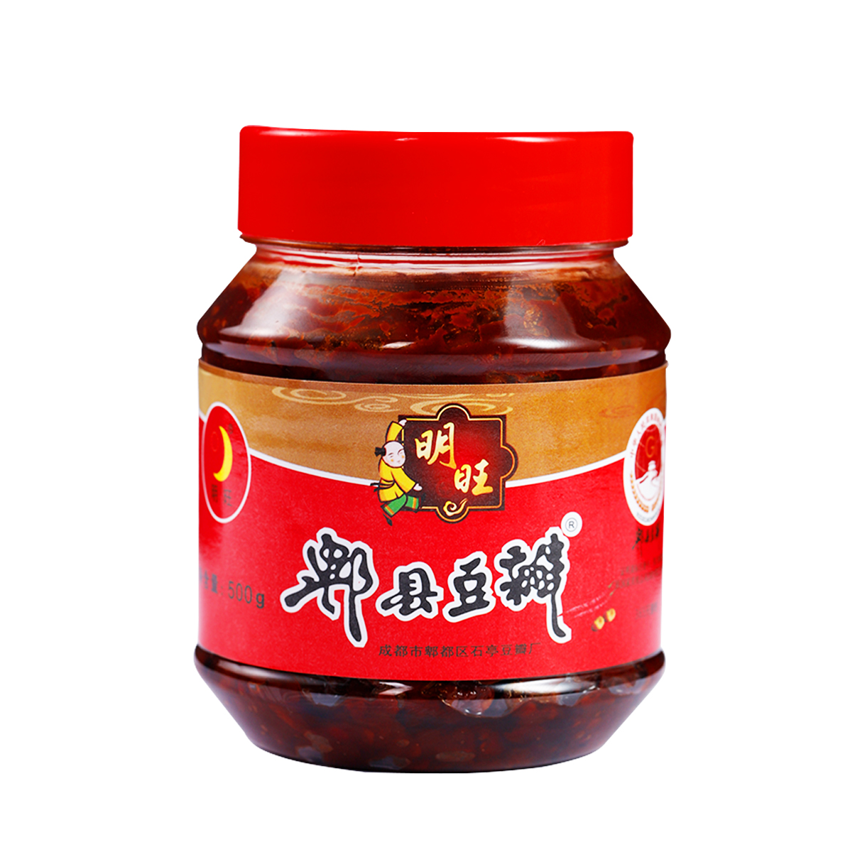 明旺正宗一级郫县豆瓣500克家用炒菜川菜调味豆瓣酱
