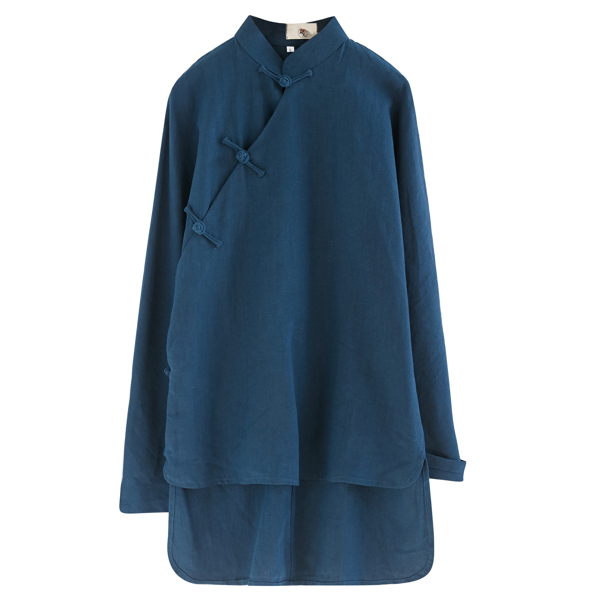 盘扣中长燕尾斜襟上衣风衣秋季休闲风休闲男式cosplay男装