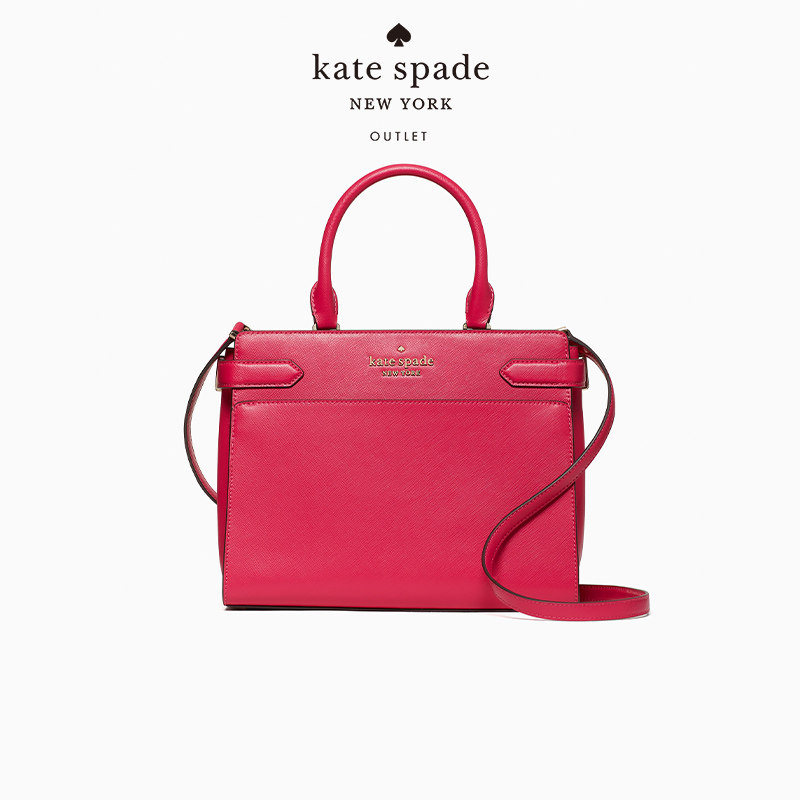 katespadeksoutletstaci女士经典中号拉链手提包通用款女包