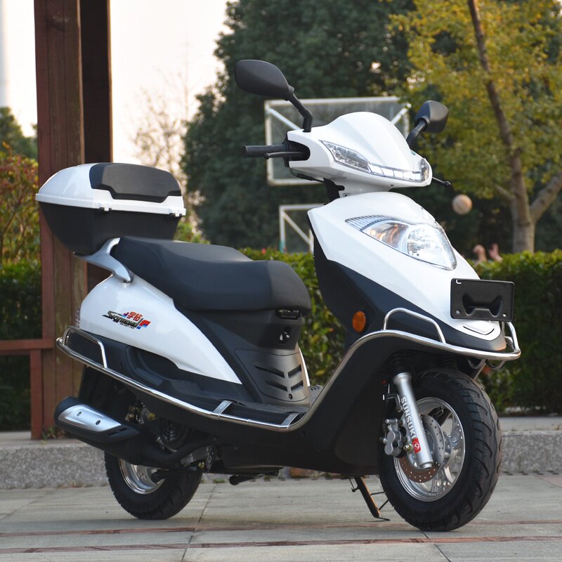 新款125cc雨钻女装踏板摩托整车包邮燃油车省男女摩托车整车