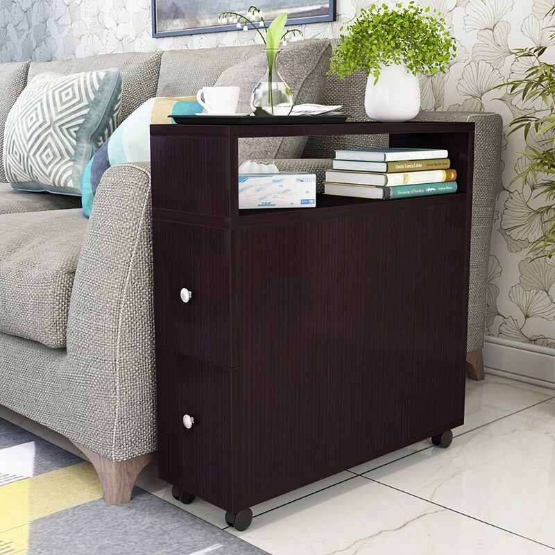 简约边角客厅边柜沙发侧边旁边夹缝窄柜扶手角几