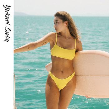 Yukari swimsuit 2024 ໃຫມ່ sexy ແຍກ swimsuit ລີສອດຂອງແມ່ຍິງຮ້ອນໃນພາກຮຽນ spring ຮ້ອນ bikini swimsuit ຮ້ອນ