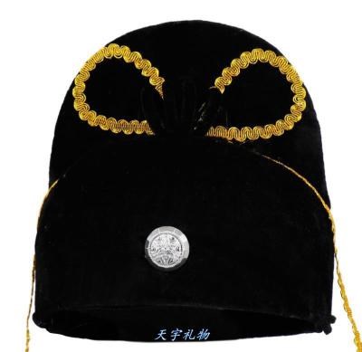 古风演出展昭包公大臣太监皇帝表演唐宋年会聚会装饰帽子