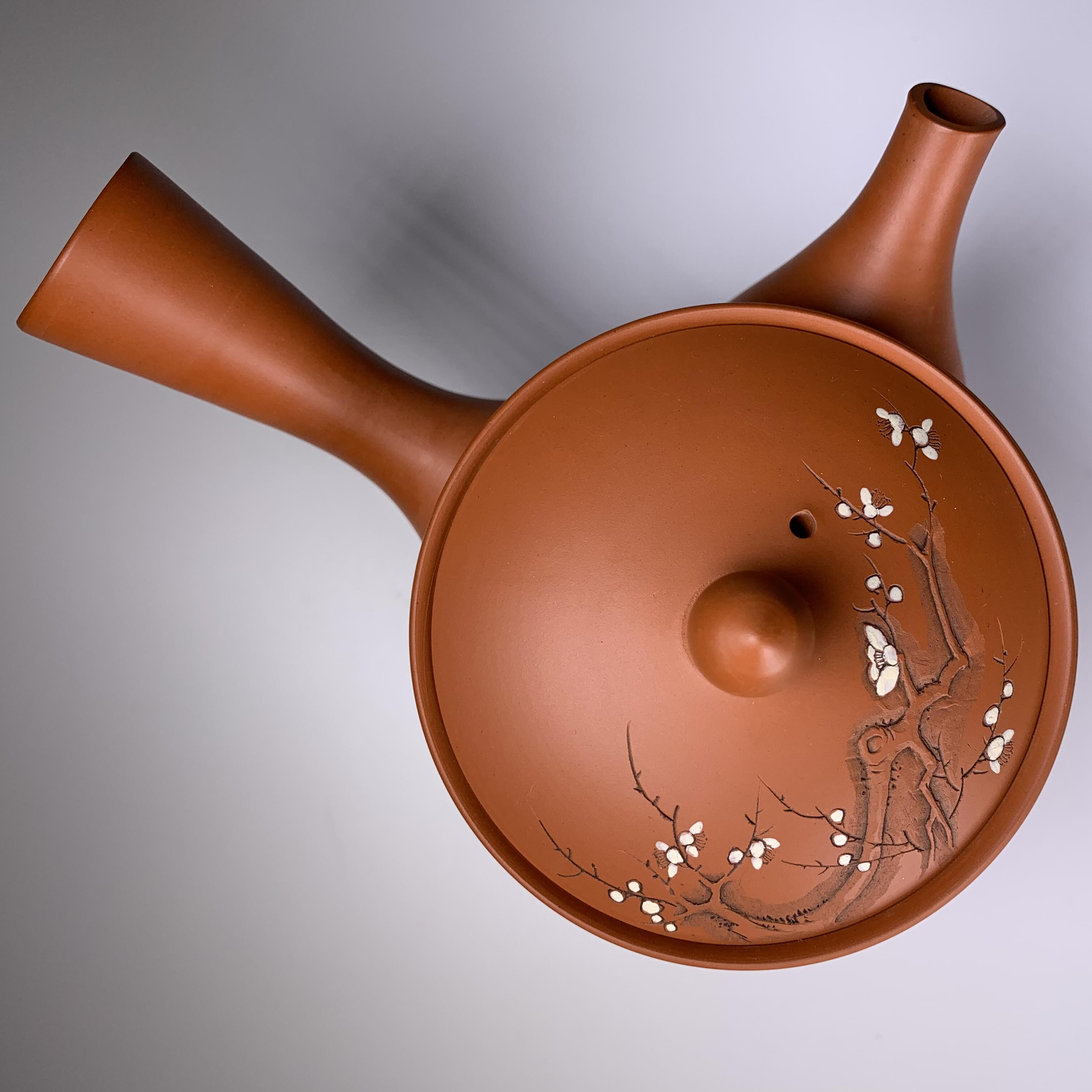 朝日海外旗舰店吉川壶堂作品常滑急日本直邮陶器茶壶