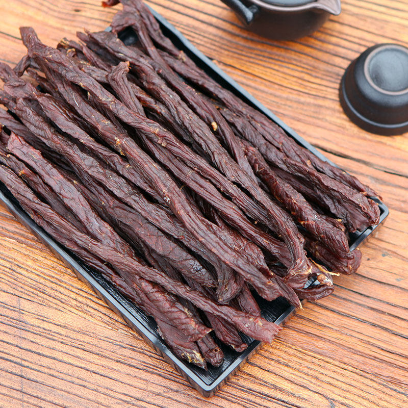 超干风干牛肉干长条草原胡茗语内蒙内蒙古古特干手牛肉类