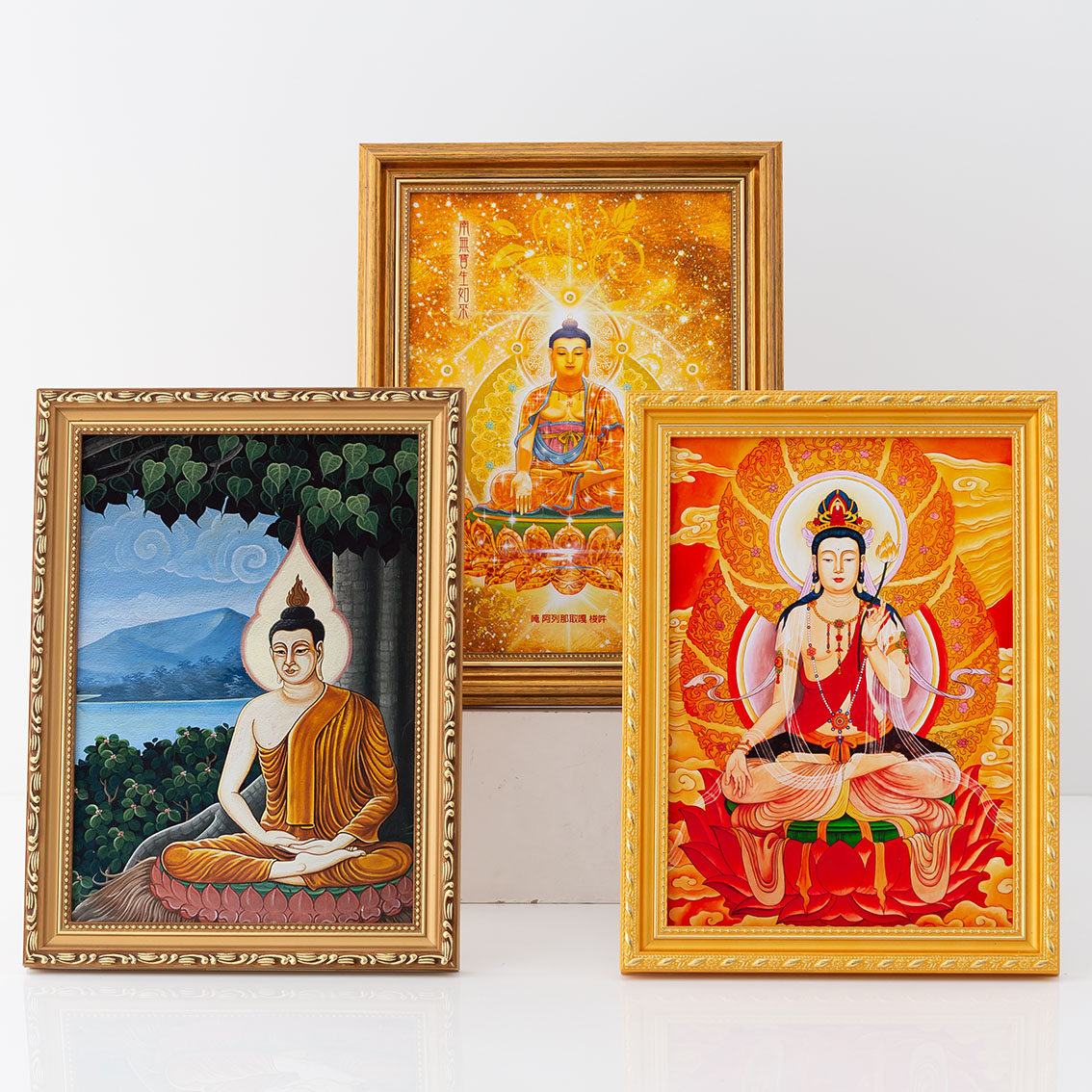 像框佛像观音菩萨相框台南阿弥佗佛a4a3a2画框挂墙相框