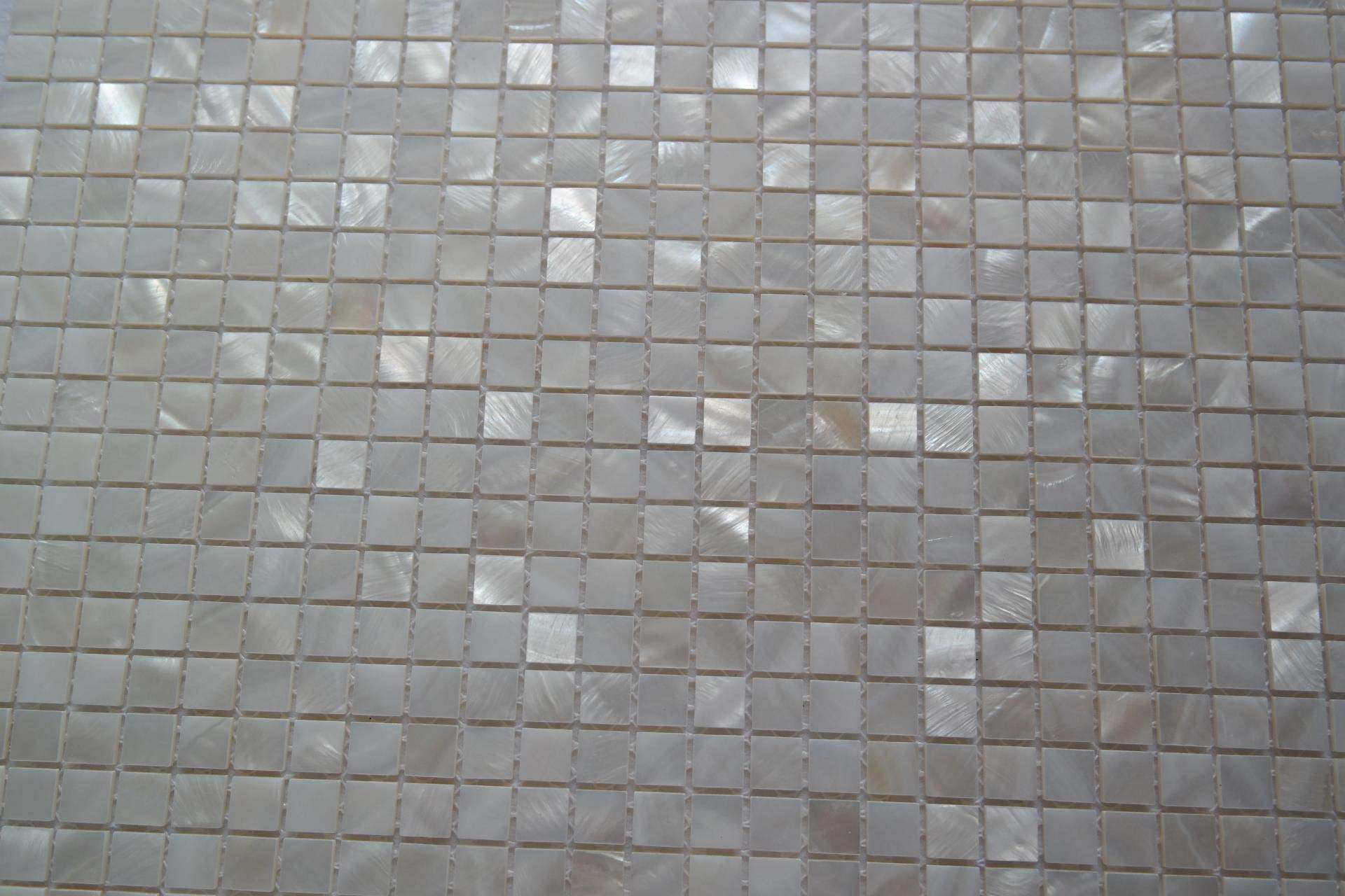 马赛克白色贝壳吧台飘窗装饰卫生间淋浴房瓷砖墙贴马赛克