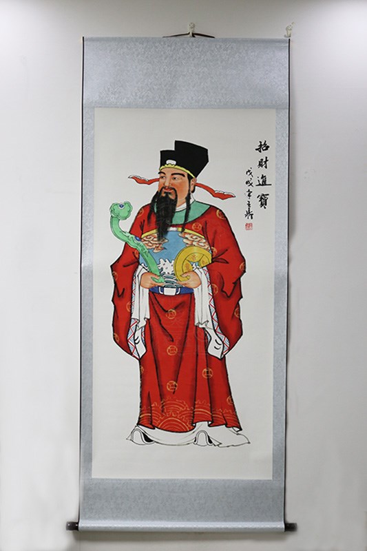 画像关羽挂画关圣帝君避邪武财神关公字画中堂镇现代装饰画