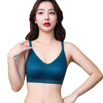 New Kissy Underwear Flagship Store ເວັບໄຊທ໌ທາງການຂອງແທ້ Platinum Model Seamless Wireless Push-up Sports Bra