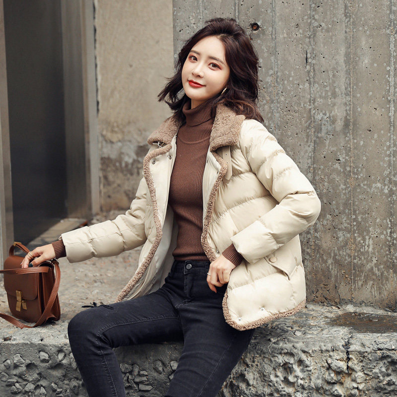 冬季娇小矮个子150cm女装穿搭短款棉衣chic棉服cosplay女装