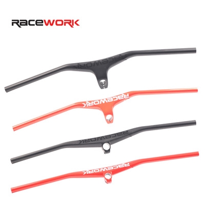 Racework mountaineering car carbon fiber integrated handlebar cross the wind swallow to lengthen the negative 17 degrees 28 6mm