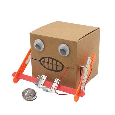 新品纸盒纸盒纸纸箱机器人儿童小学生环保材料手工其他手工制作