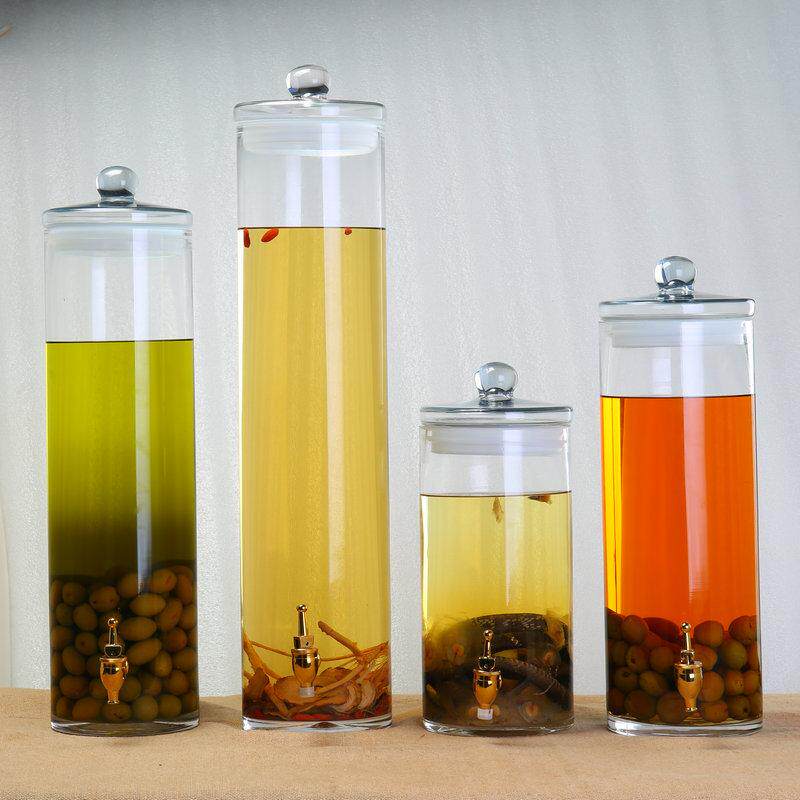 日本gk大号玻璃瓶密封大口酒瓶20斤30斤40斤密封罐