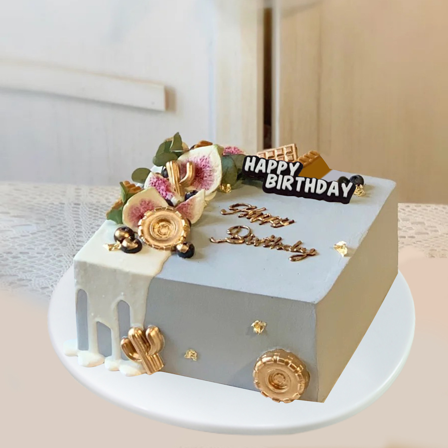 仿真生日塑胶蛋糕模型2021创意流行网红新款仿真水果