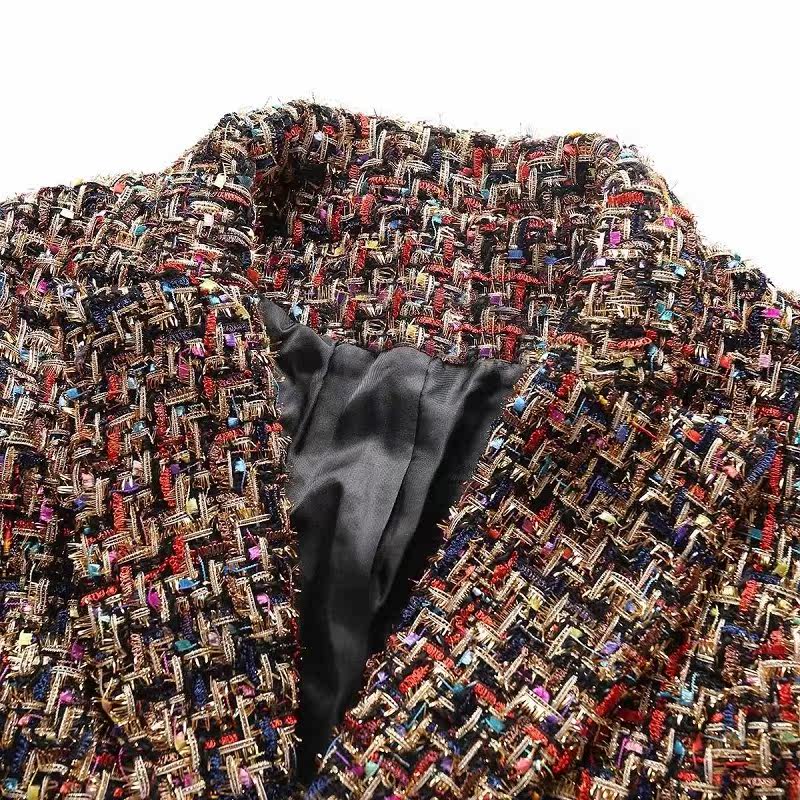 洋气小西西装套装秋冬韩版时尚气质小香风丝线宠物服装