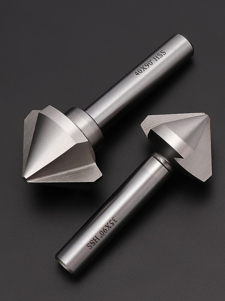 锪钻平底全磨直柄四刃沉孔铣刀活导阶梯钻头其他铣刀