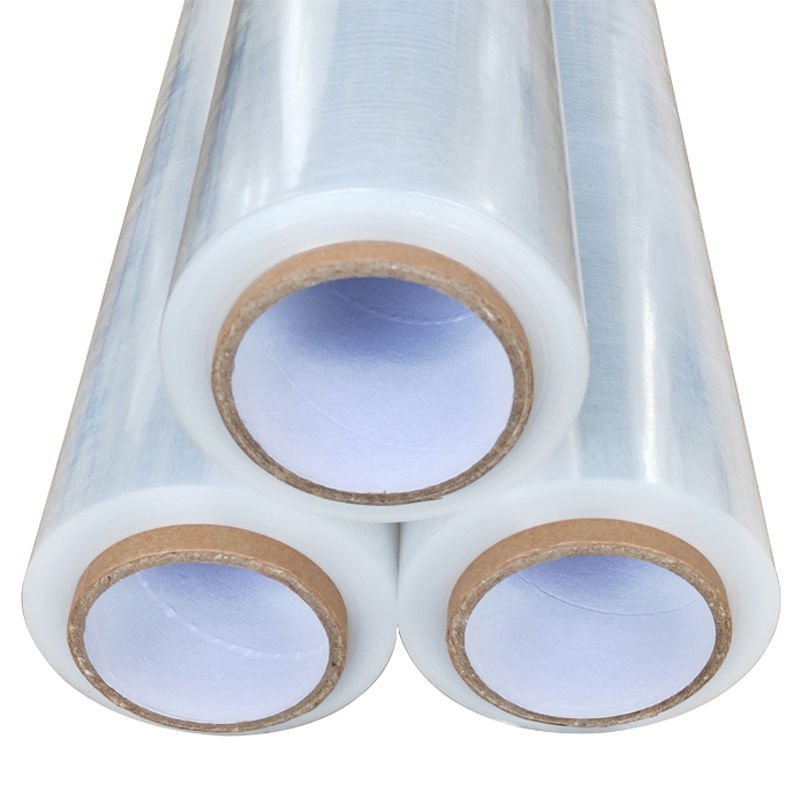 全新环保料彩色薄膜蓝色拉伸膜黑色缠绕膜工业保鲜膜打包膜 - 念想