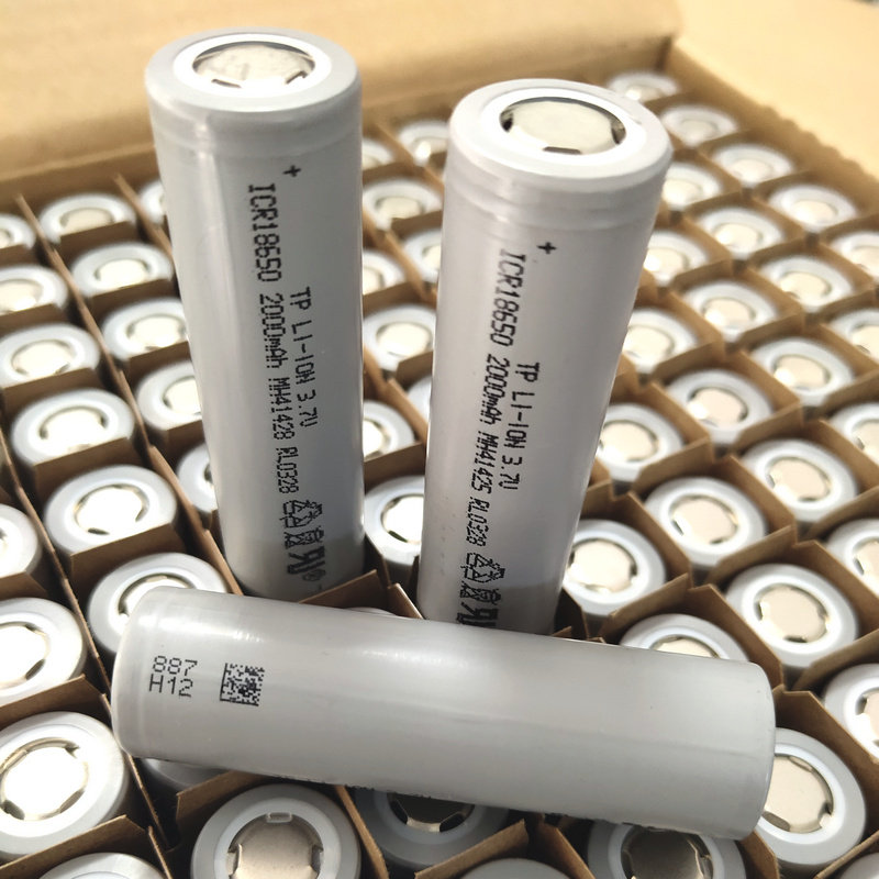 全新天鹏动力icr18650p圆柱锂电池2000mah37v10c20a18650电池