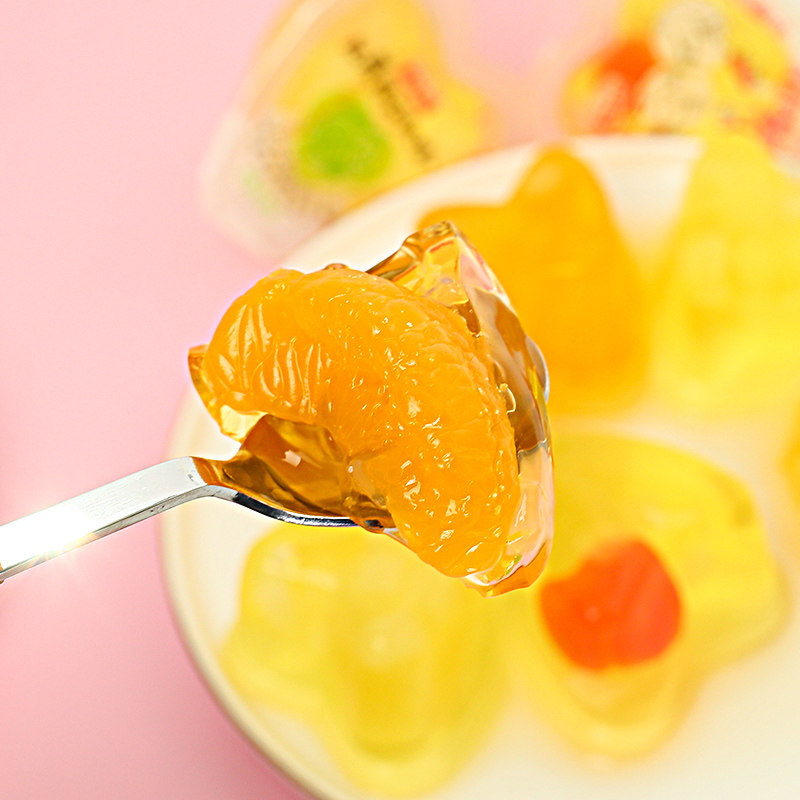 多口食品零食儿童混合口味4斤散装果冻果肉果冻