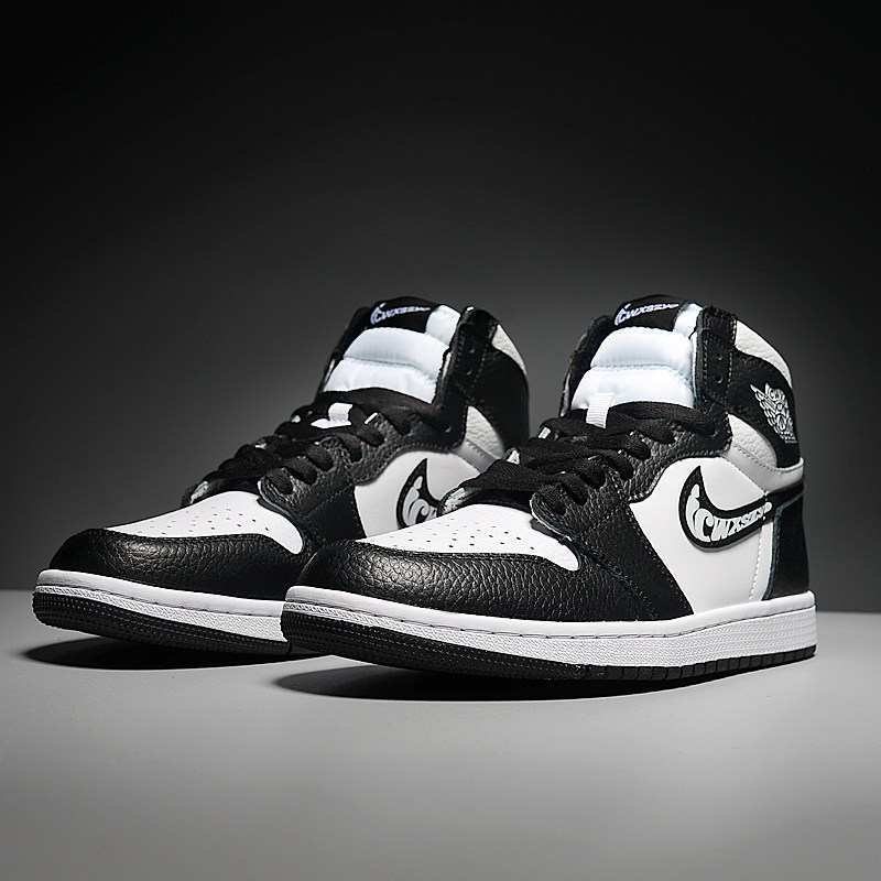 aj1官网旗舰店男鞋正品品高空军一号低帮影子灰板高帮鞋