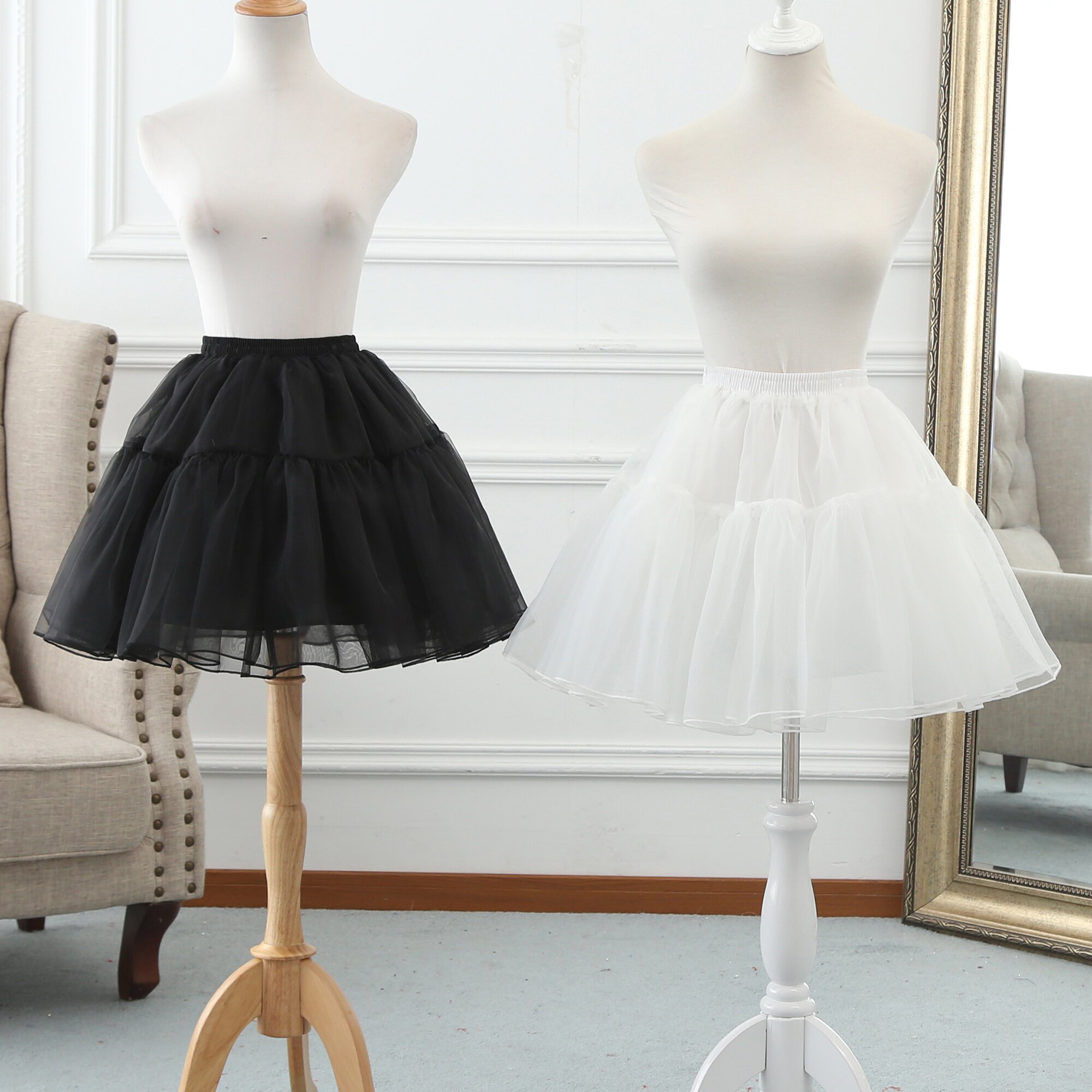 裙撑夏季裙内日常婚纱女儿儿童田园风云云朵婚纱裙撑