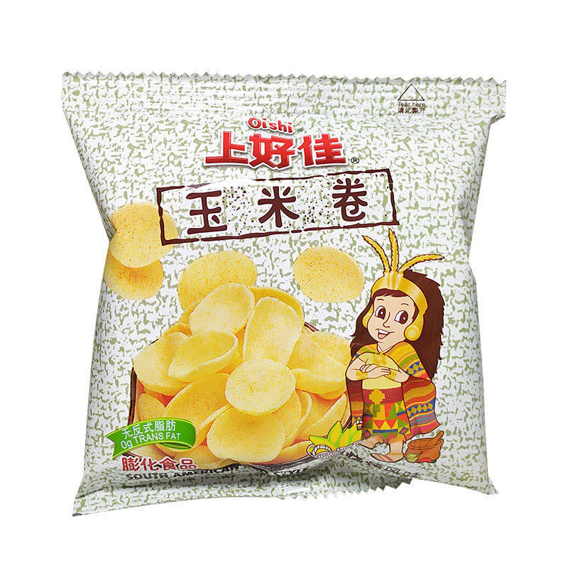 零食上好佳玉米袋装7gx20膨化休闲大礼包办公室怀旧膨化食品