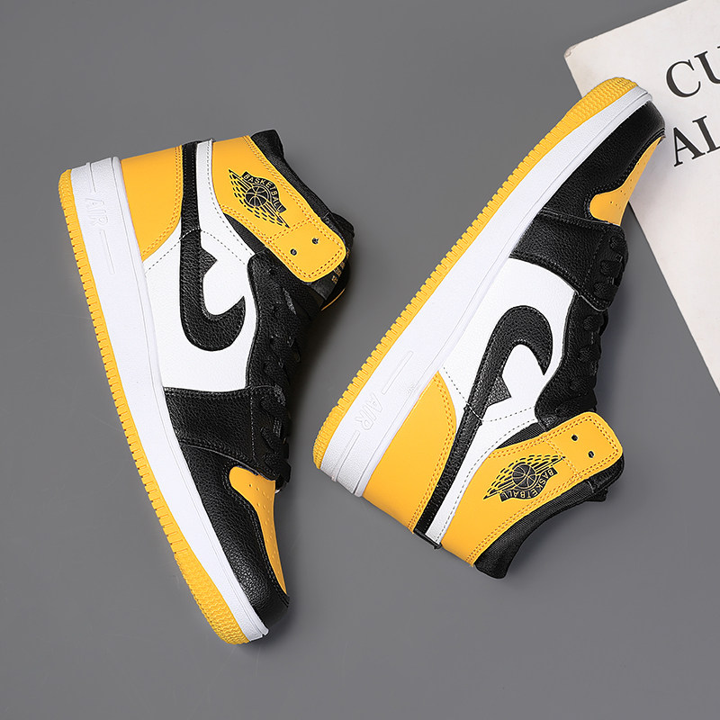 黑白熊猫空军板鞋一号aj1时尚潮鞋男情侣鞋秋季学生百搭休闲鞋ins