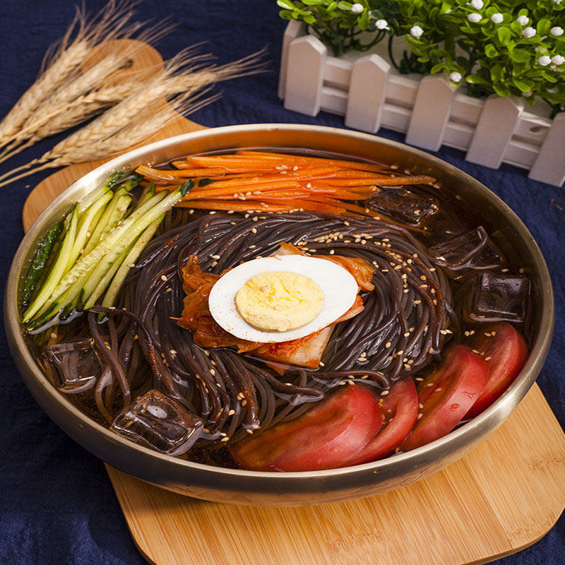 延边朝鲜族特色小麦冷面正宗韩式口味凉拌网红冷面