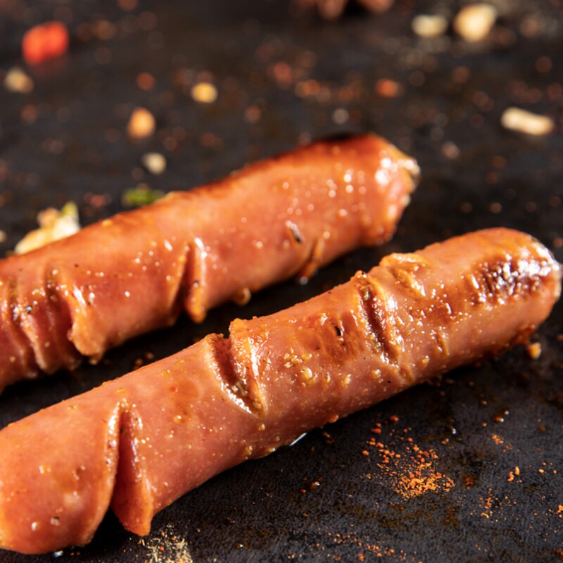 整箱山谷厨师鸡肉32包香肠烤肠纯肉手抓饼烧烤香肠