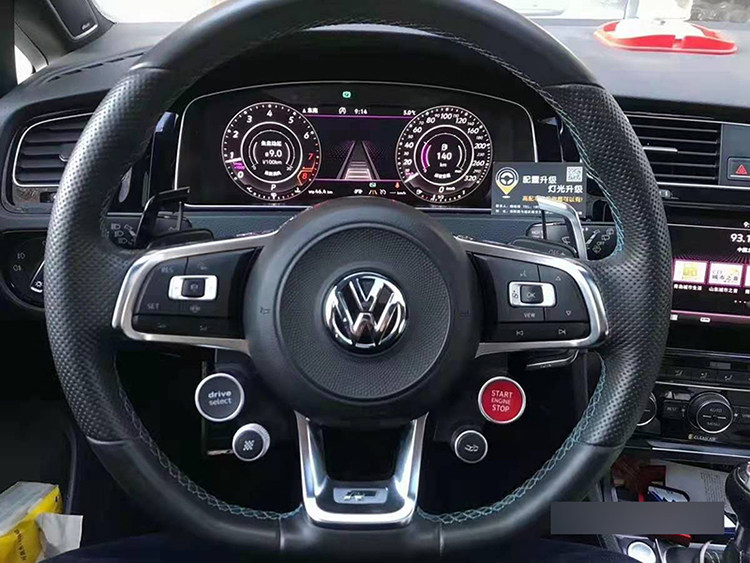 按键大众rlinegtigts方向盘r8一键启动驾驶更多零件