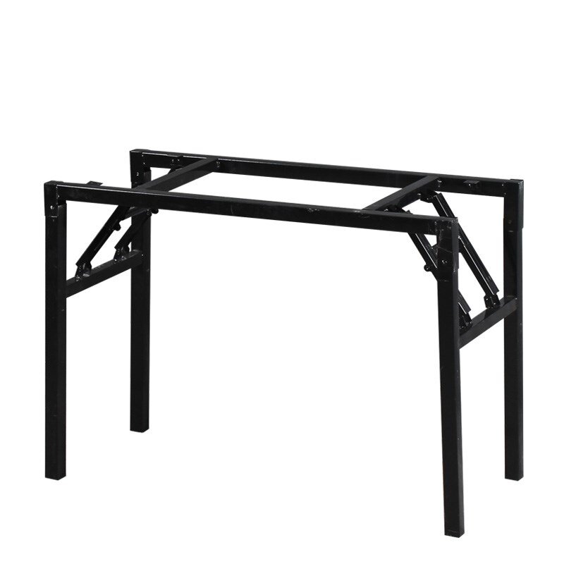 简易支架桌脚高60cm弹簧架桌腿折叠铁架子餐台脚会议桌架支架台架